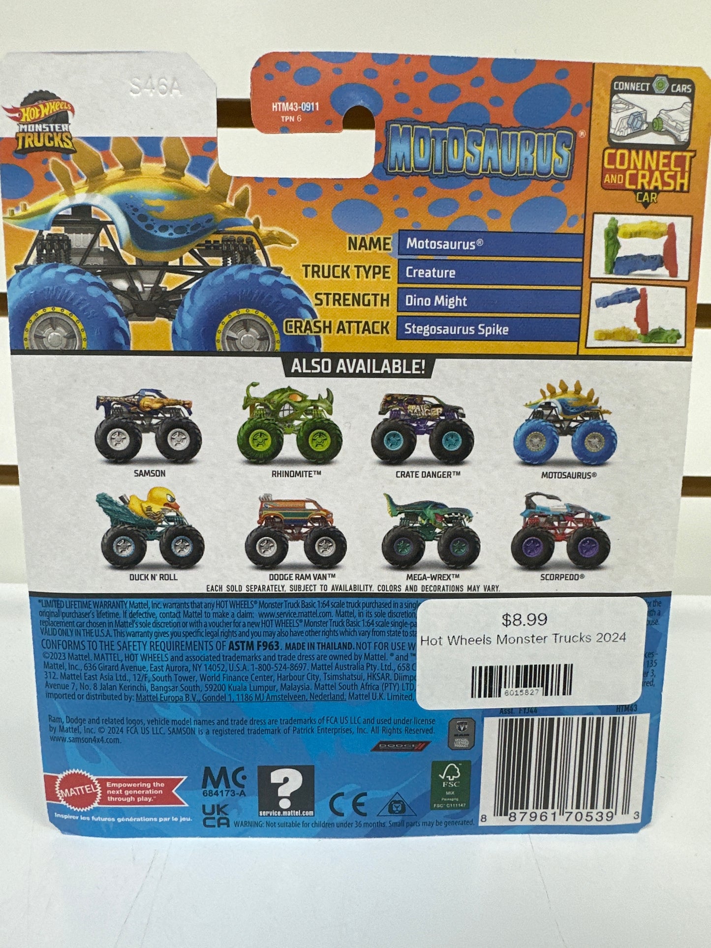 Hot Wheels Monster Truck (Motosaurus)