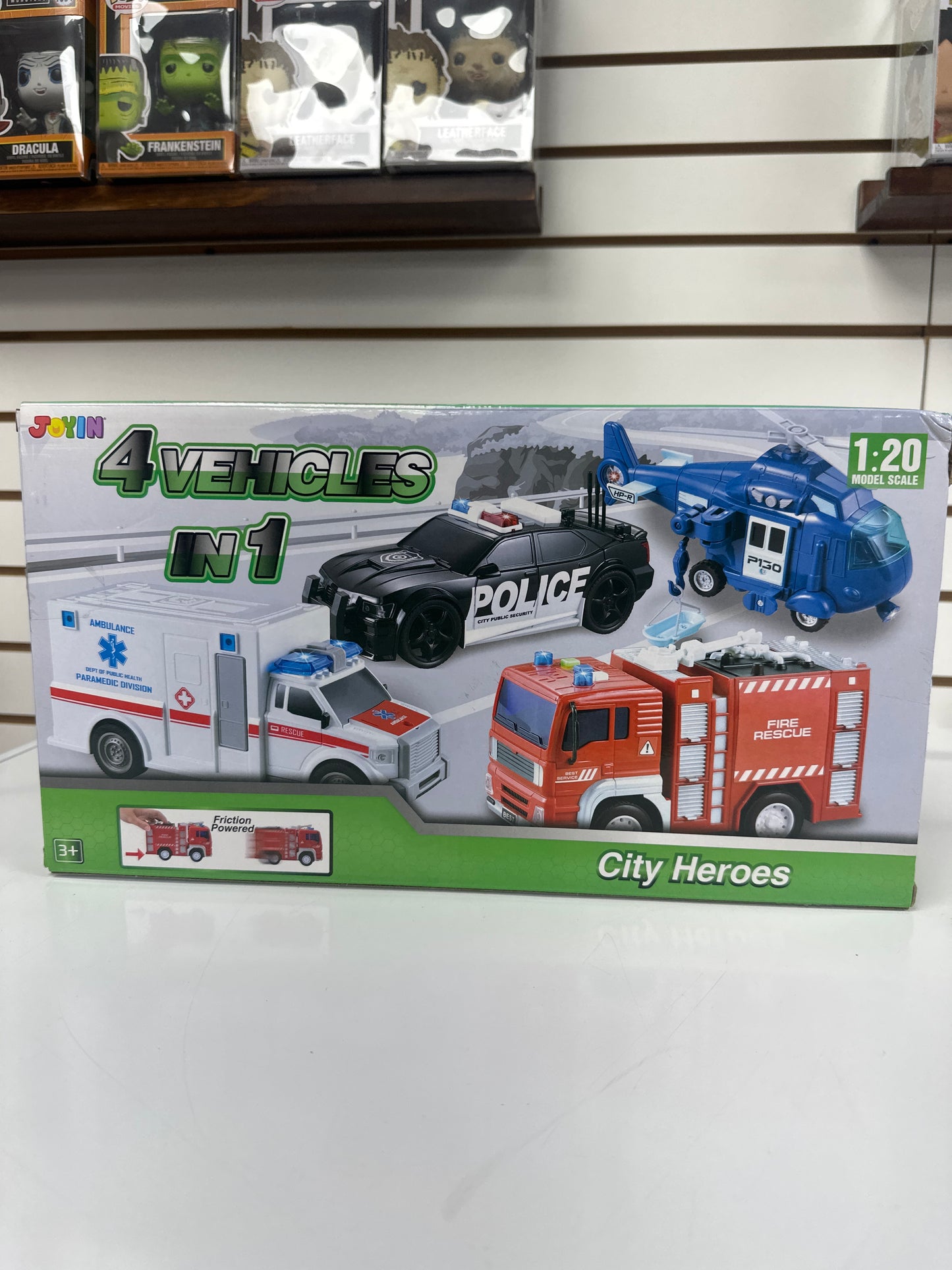 4 vehicles City Heroes