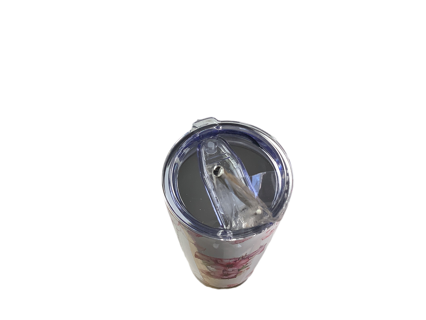 Flower Letter T tumbler 20oz