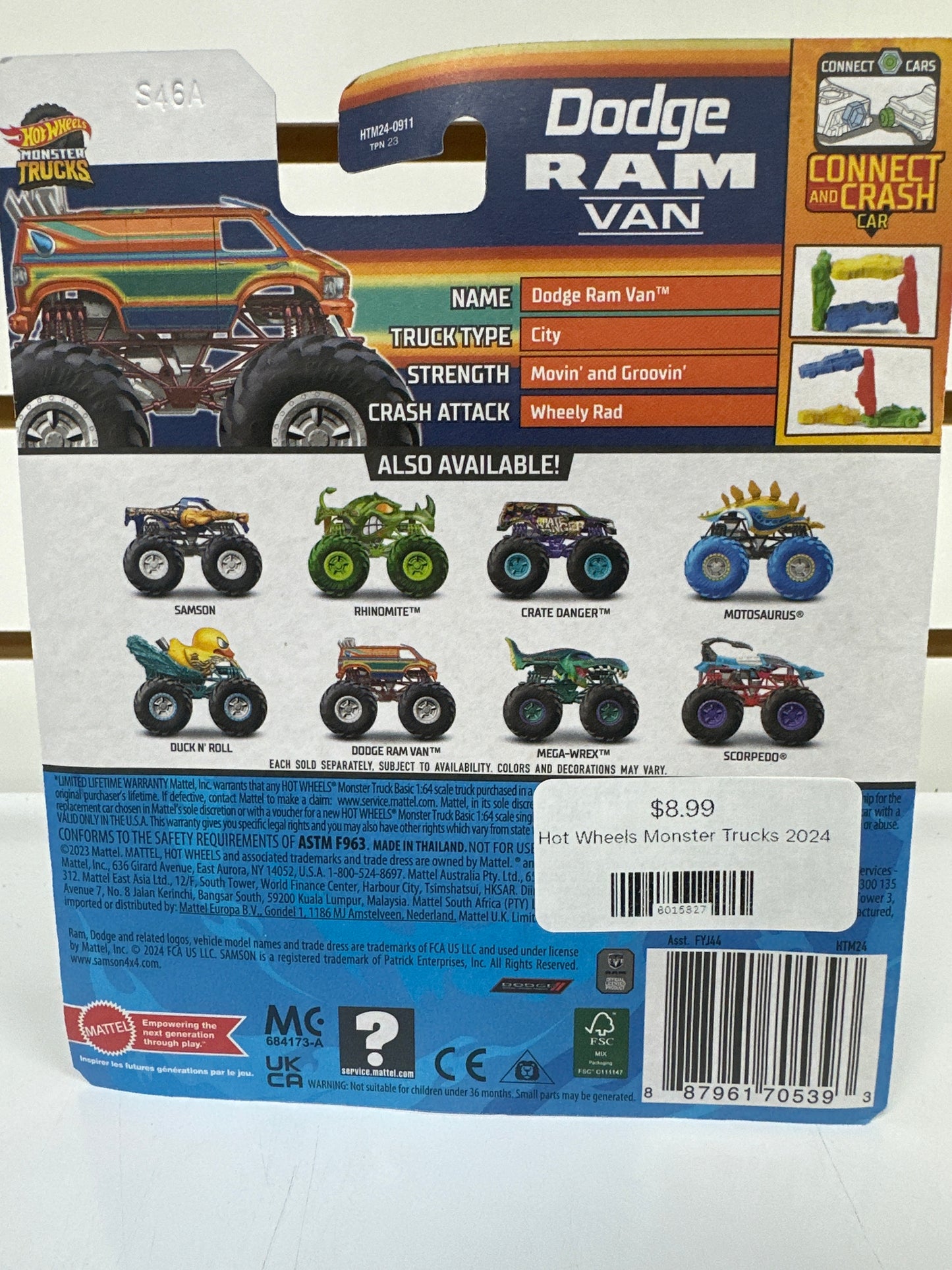 Hot Wheels Monster Truck (Dodge Ram Van)