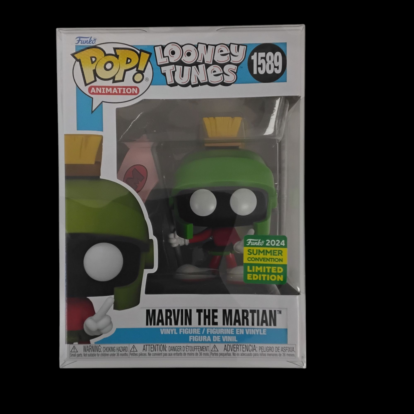 FUNKO POP! Looney Tunes Funko 2024 Summer Convention Limited Edition "Marvin the Martian" # 1589