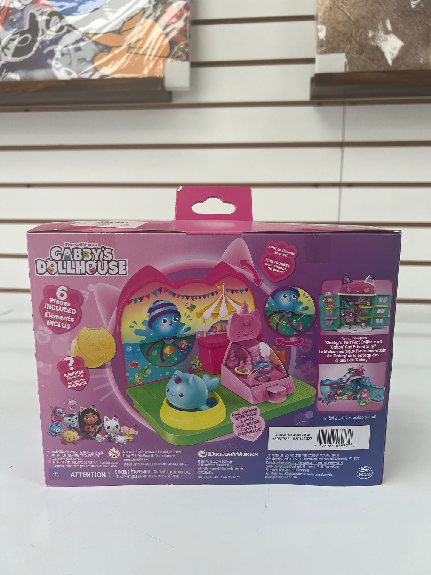 Gabby’s Dollhouse Kitty Narwhal’s Carnival Room