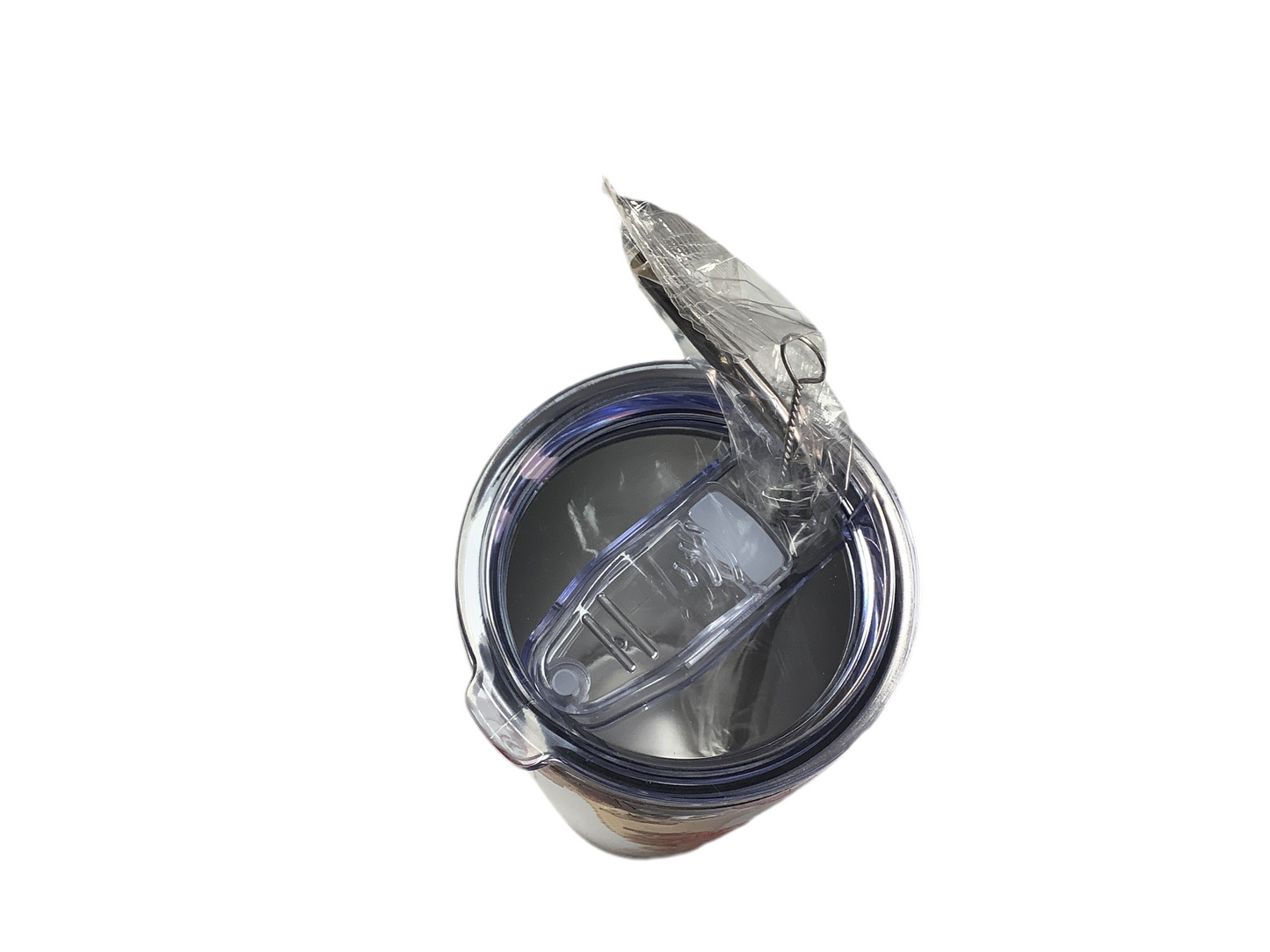 Flower Letter P tumbler 20oz