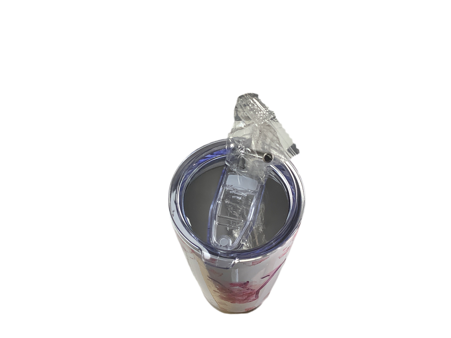 Flower Letter Y tumbler 20z