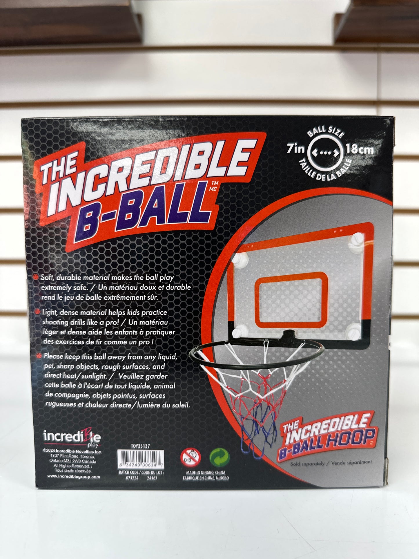Ball- the incredible B-  ball silent play