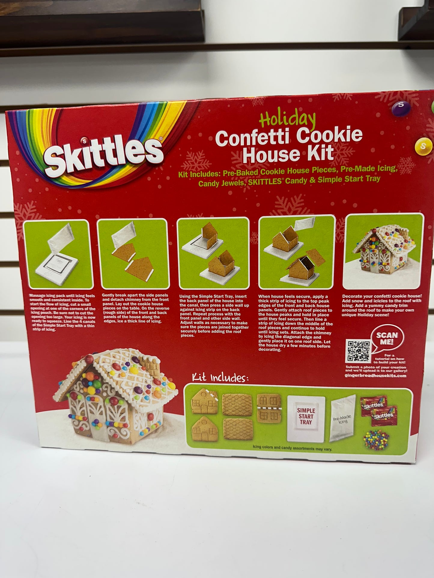 1 - Gingerbread house Skittles Kit