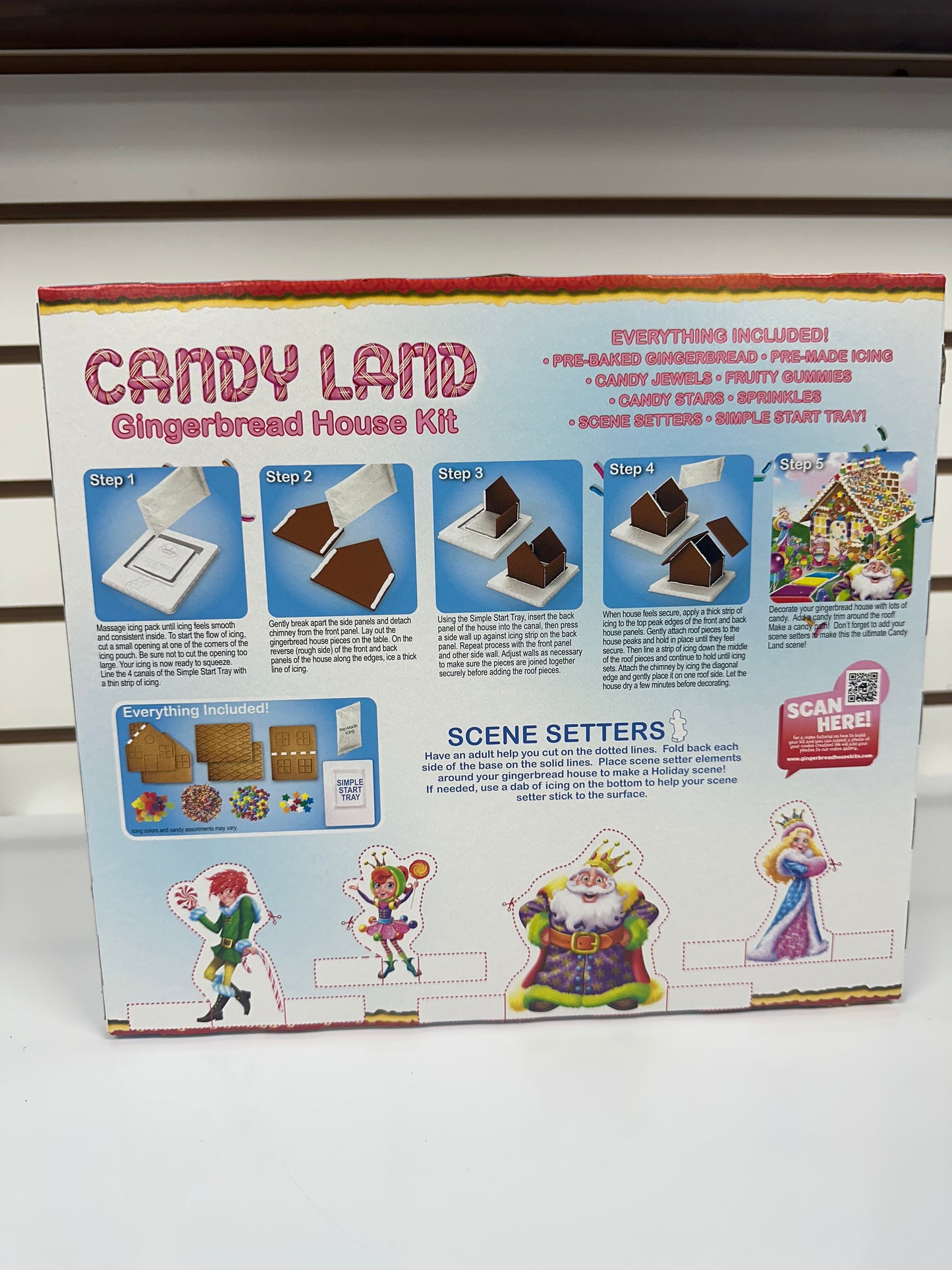 1 - Gingerbread House Kit Candy Lane