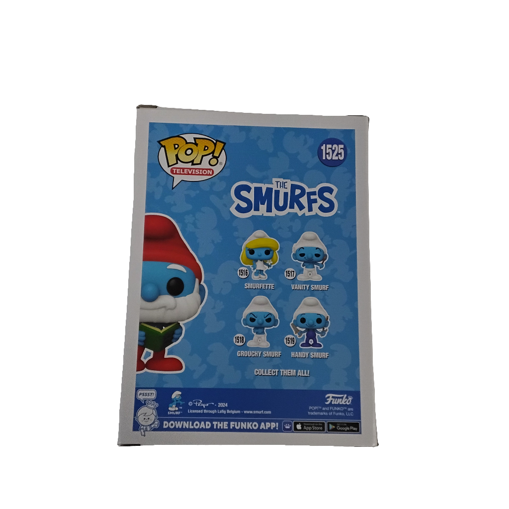Funko Pop Television! The Smurfs Funko 2024 Summer Convention Limited Edition Papa Smurf #1525