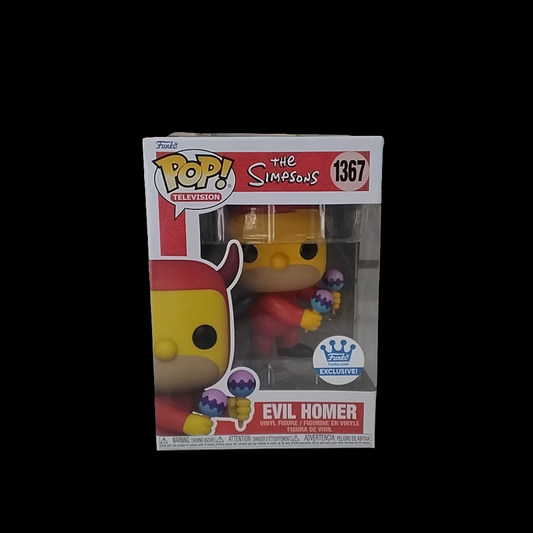 Funko POP TELEVISION: THE SIMPSONS EVIL HOLMER 1376 EXCLUSIVE VINYL FIGURE