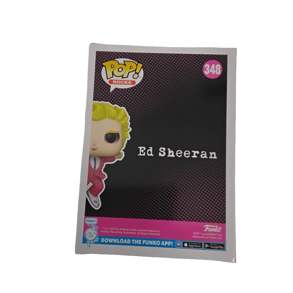Funko Pop Rocks! Ed Sheeran Diamond Collection PX Previews Exclusive  #348