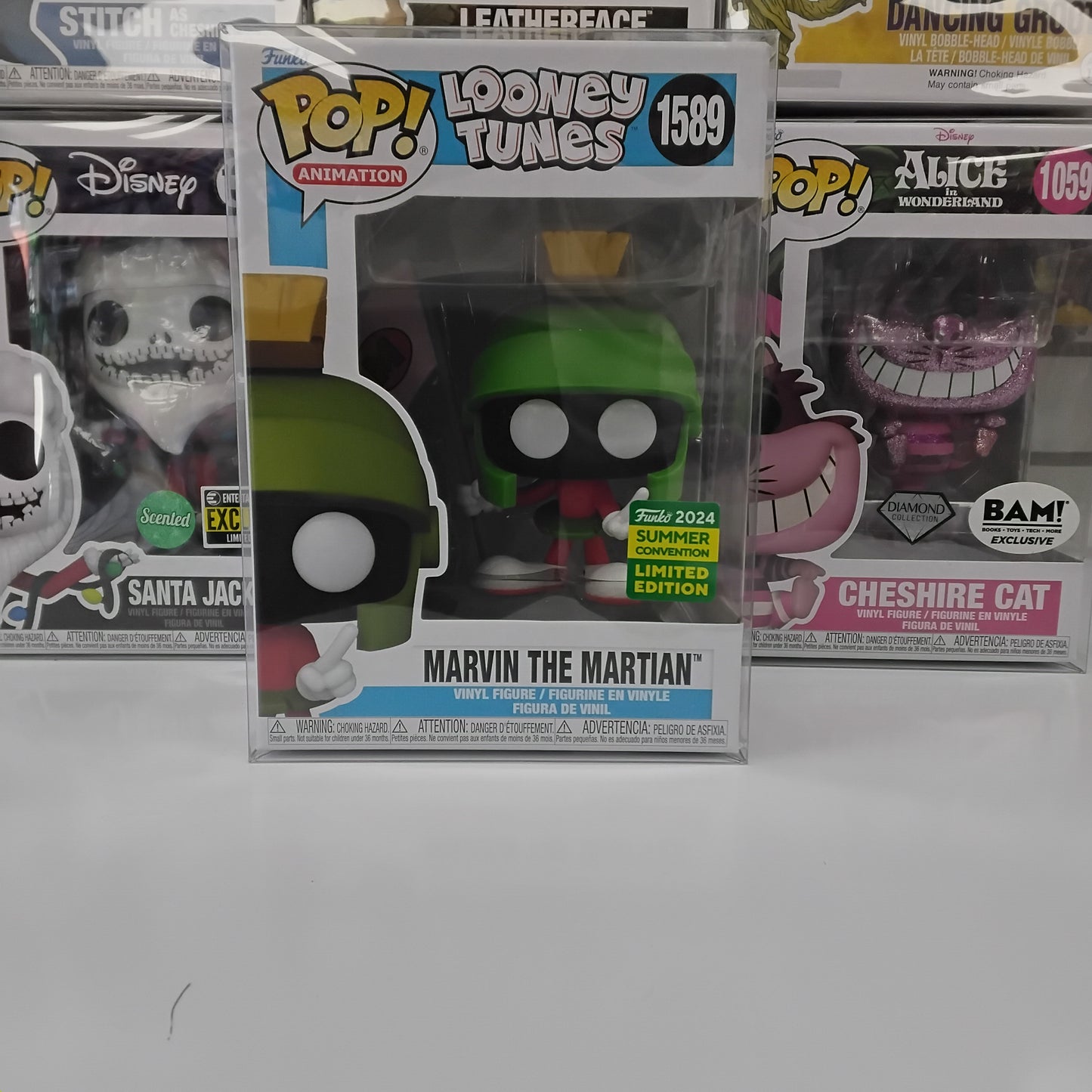 FUNKO POP! Looney Tunes Funko 2024 Summer Convention Limited Edition "Marvin the Martian" # 1589