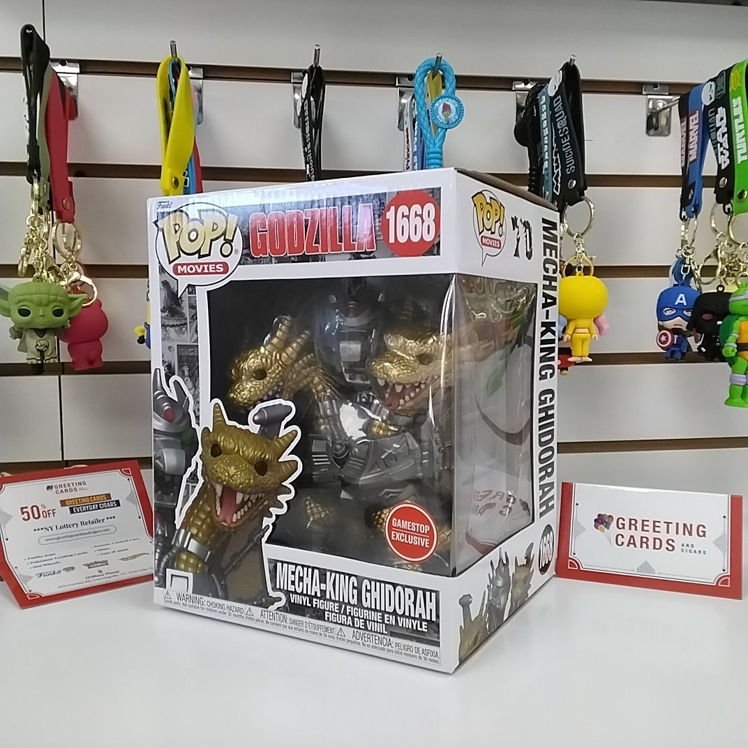 POP MOVIES: GODZILLA MECHA-KING CHIDORAH VINGL FIGURE