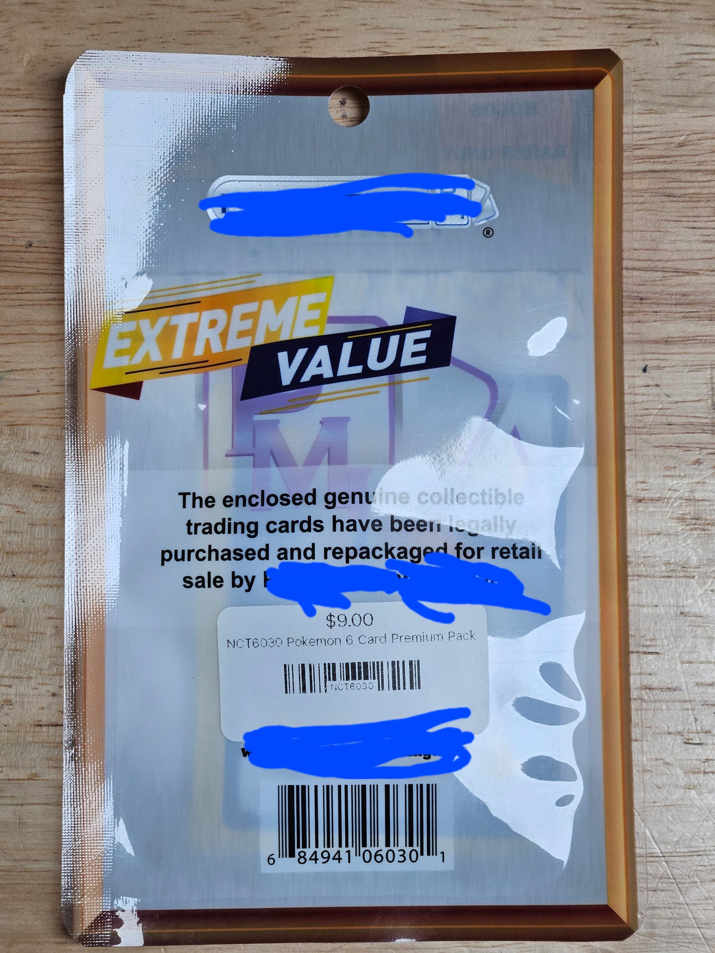 HOLOS & RARES ONLY Premeium 6 card gaming pack