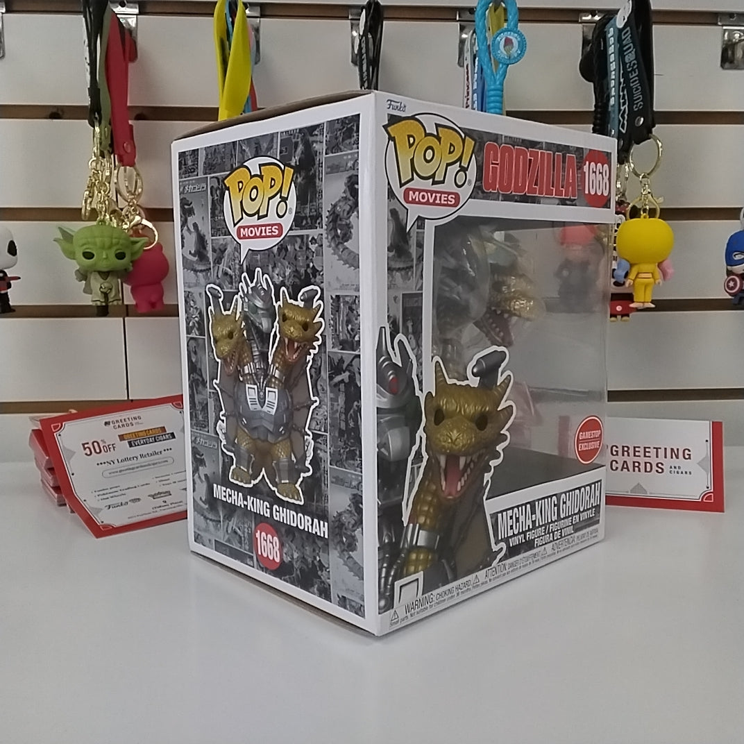 POP MOVIES: GODZILLA MECHA-KING CHIDORAH VINGL FIGURE