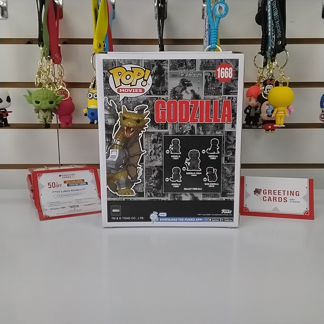 POP MOVIES: GODZILLA MECHA-KING CHIDORAH VINGL FIGURE